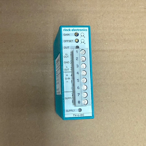 rinck electronics – TV-U-DC – Isolation Amplifier / Signal Transducer