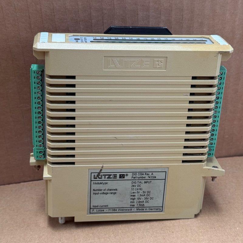Lütze – DIO-3304 (743304) – Digital Input Module REV: A