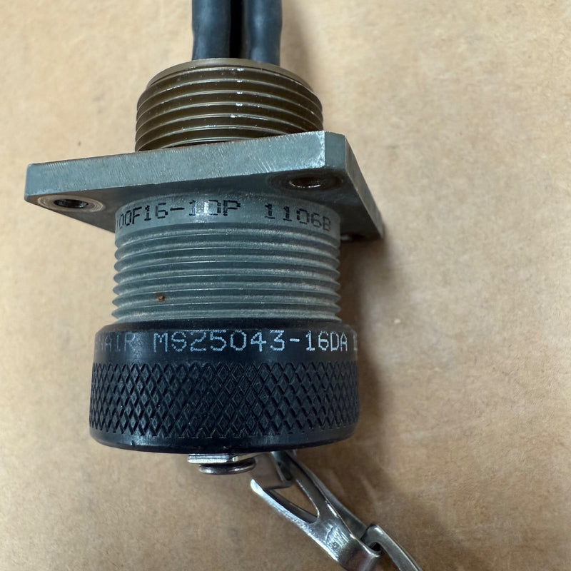 Amphenol – MS3100F16-10P + MS25043-16DA – Wall Mounting Receptacle Connector