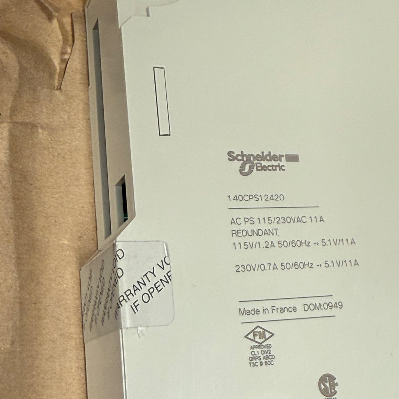 Schneider Electric – 140CPS12420 – Modicon Quantum Redundant Power Supply