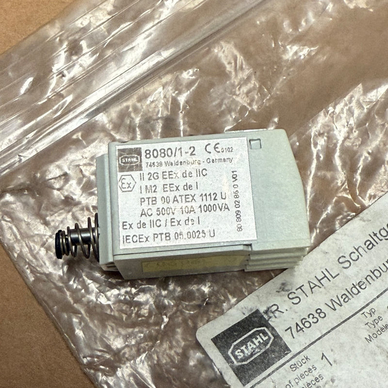 R. Stahl – 8080/1-2 – Ex-Proof Contact Element / Snap-Action Switch Block