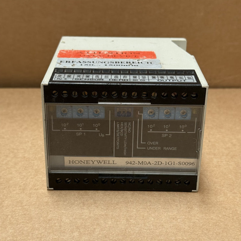 Honeywell – 942-M0A-2D-1G1-S0096 – Ultrasonic Sensor Control Unit