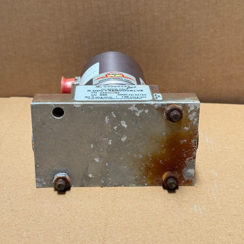 Woodward HRT – 25500082 – R-DDV Servo Valve + 25000415-105-901 SERVOMOTOR