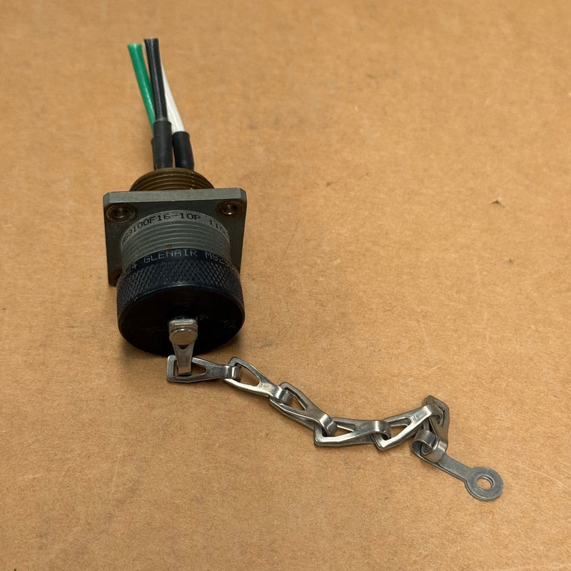 Amphenol – MS3100F16-10P + MS25043-16DA – Wall Mounting Receptacle Connector