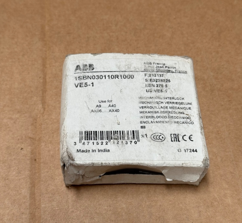 ABB VE5‑1 Mechanical Interlock 1SBN030110R1000