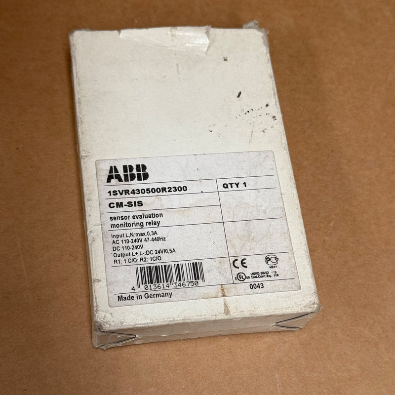 ABB – 1SVR430500R2300 (CM-SIS) – Sensor Interface Monitoring Relay