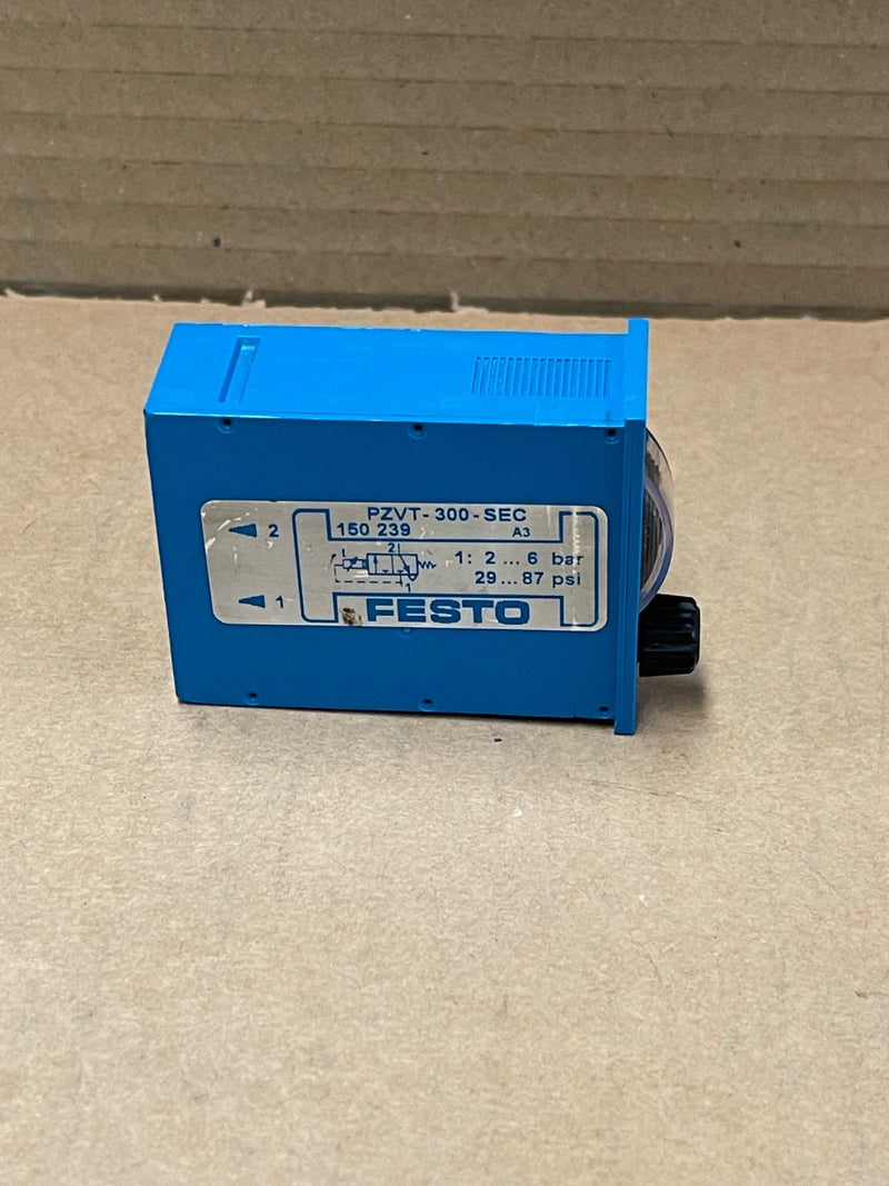 Festo – 150239 – PZVT‑300‑SEC – Pneumatic Timer / Time Delay Insert (20–300 s)