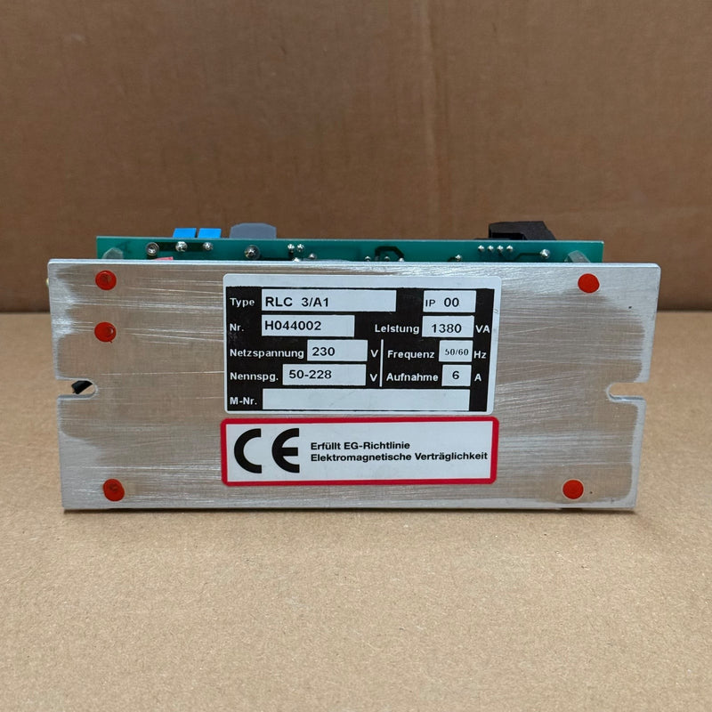 X – RLC 3/A1 – Vibratory Feeder Controller Module