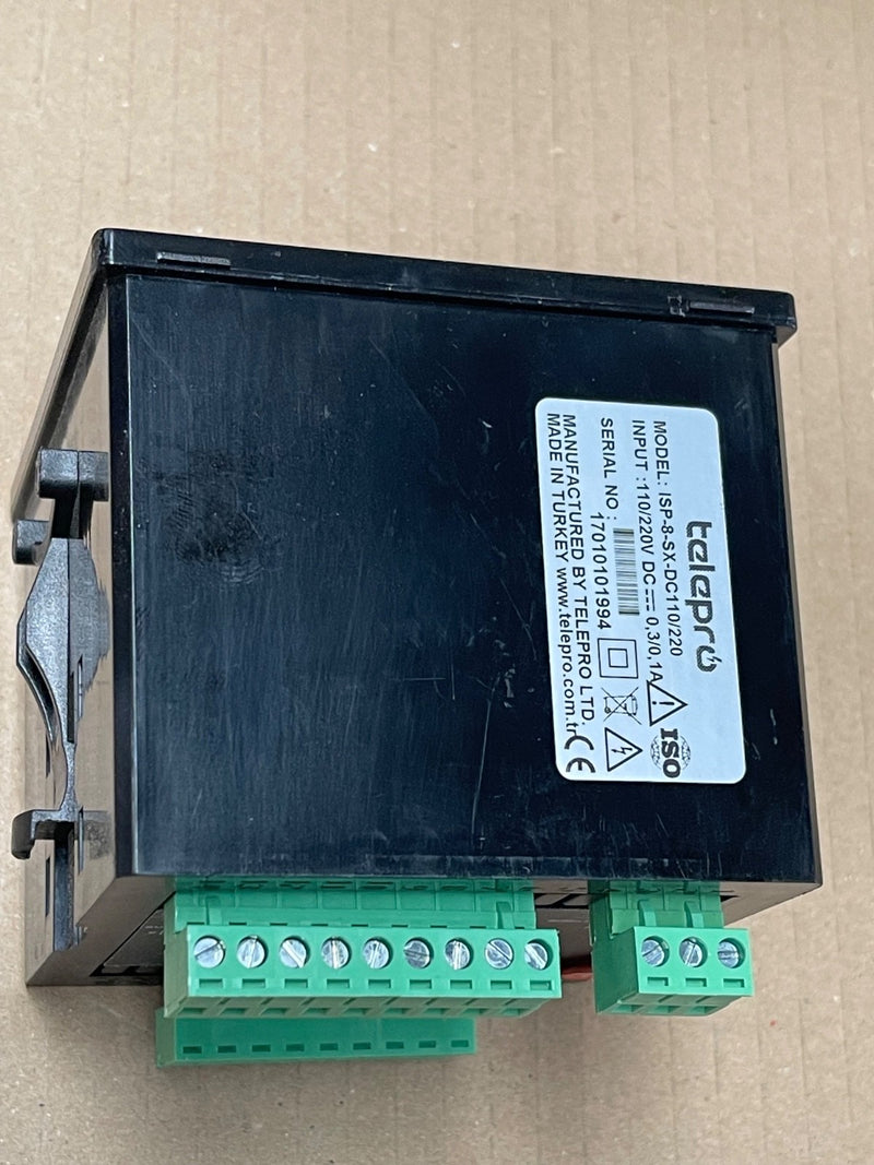 Telepro Enerji – ISP‑8‑SX‑DC110/220 – 8‑Channel Programmable Alarm Annunciator