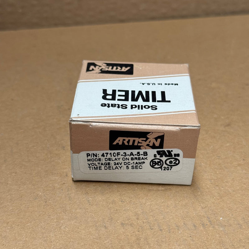 Artisan Controls – 4710F-3-A-5-B – Delay-on-Break / Off-Delay Timing Module