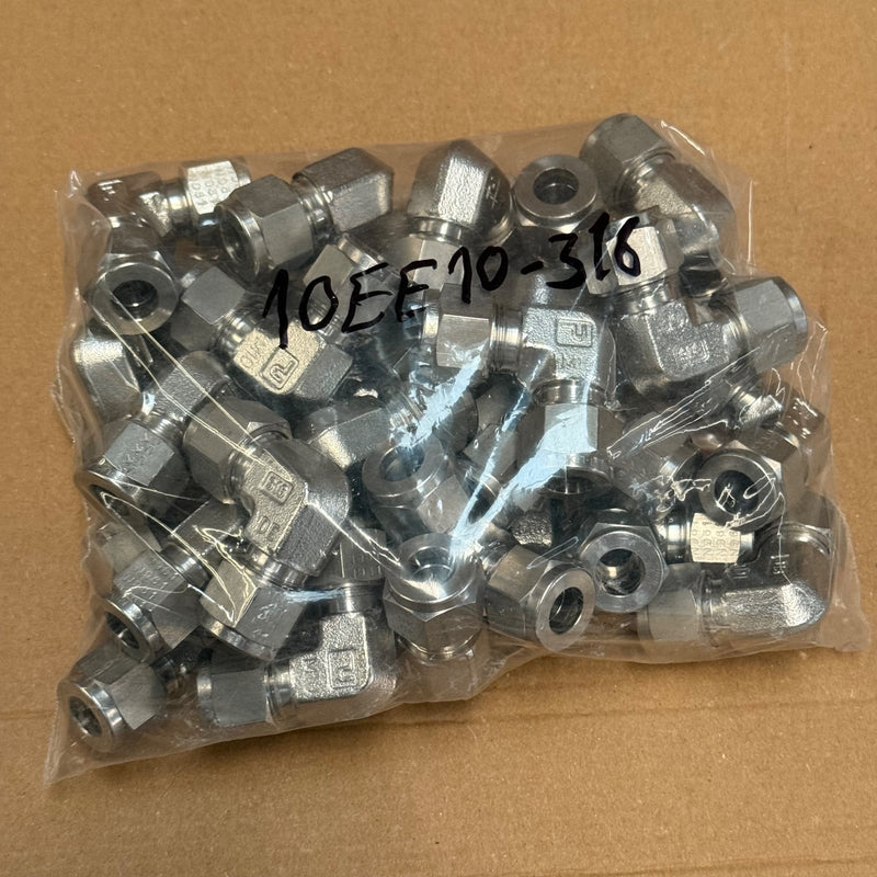 1PCs Parker – 10EE10-316 – A-LOK Double-Ferrule 5/8-Inch Union Elbow Fitting