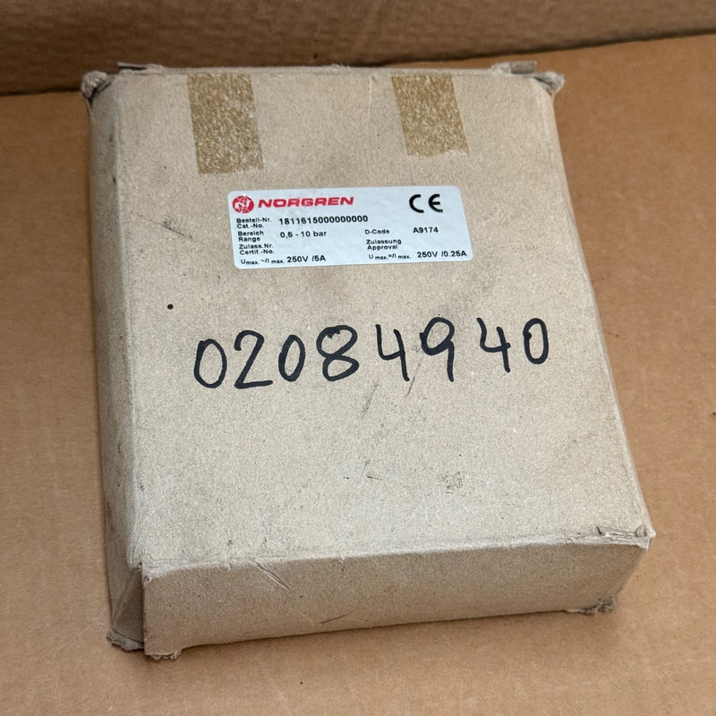 Norgren – 1811615000000000 – Electro-Mechanical Allfluid Pressure Switch