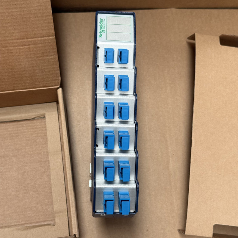Schneider Electric – MOD-SM-40-12-C – 12 Port SC SM Fiber Adapter