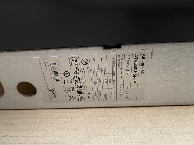 Schneider Electric – ATV650U15N4E – Altivar Process 1.5 kW VFD 380–480 V IP55