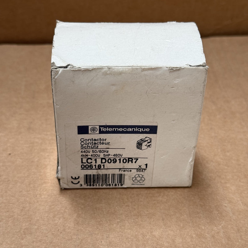 Telemecanique – LC1D0910R7 – MAGNETIC CONTACTOR 9A VOLTAGE 440VAC