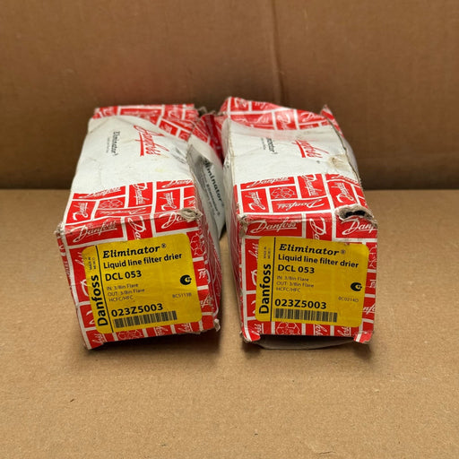 2PCs Danfoss – 023Z5003 (Type DCL 053) – Hermetic Liquid Line Filter Drier