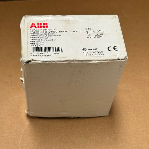 ABB – 1SAZ211301R1033 / TA25DU-4.0 – V1000 Thermal Overload Relay