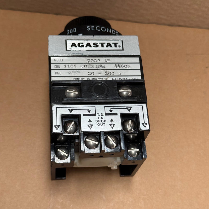Agastat – 7022AE – 7000 Series Electropneumatic Off-Delay Timing Relay