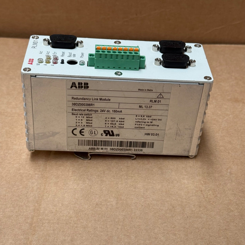ABB RLM01 PROFIBUS Redundancy Link Module – 3BDZ000398R1