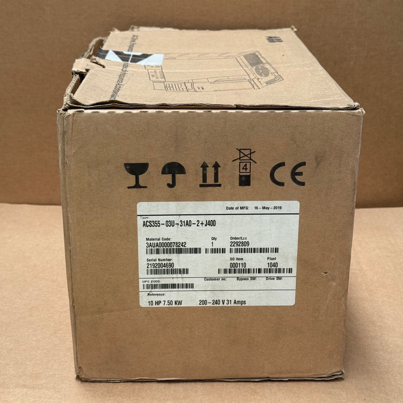 ABB – 3AUA0000078242 - ACS355-03U-31A0-2+J400 – ACS355 Micro Drive 7.5 kW