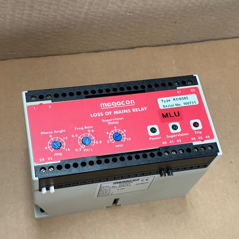 Megacon – KCG592 – Generator Protection Relay / Mains Decoupling Relay