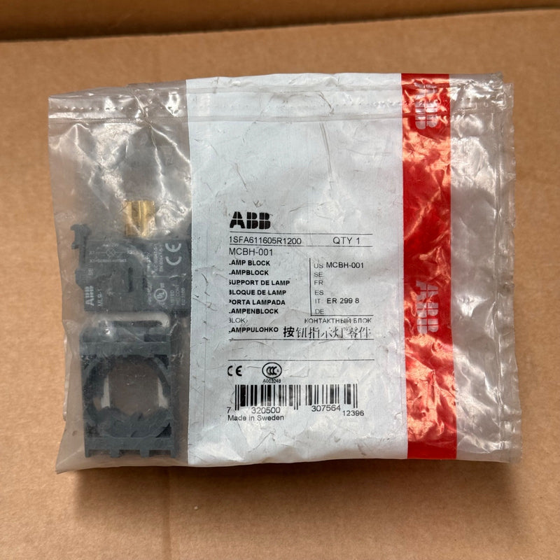 ABB – 1SFA611605R1200 – MCBH‑001 Modular Pilot Lamp Block for Control Devices