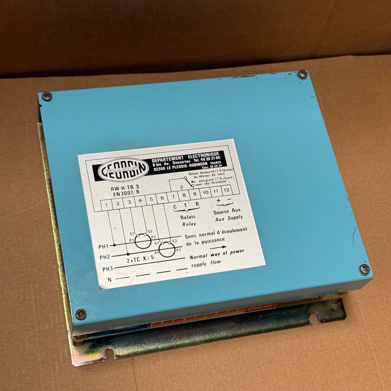 GEORGIN – RW-H-TB-S EN3007/B – Power Flow Monitoring Relay