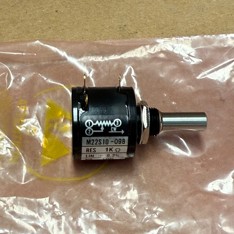 Nidec Copal Electronics – M22S10-098 – 10-Turn Precision Wirewound Potentiometer