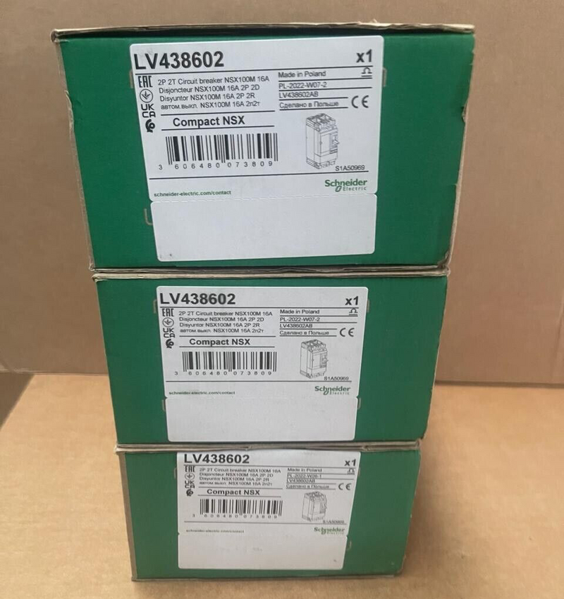 Schneider Electric Compact NSX - LV438602 - 2P 2T Circuit Breaker NSX100M 16A