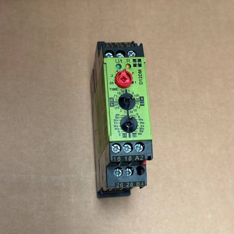 TELE Haase – D12DM – Multifunction DIN Rail Timer Relay (16 Functions, 2 C/O)