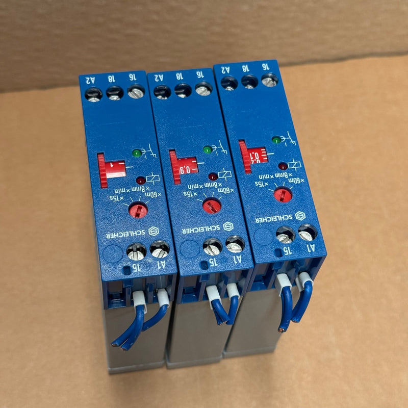 3PCs Schleicher – KZT71KD – Time Delay Relay / Electronic Timer Switch