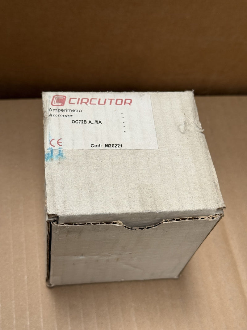 Circutor – M20221 – DC72B A../5A Ammeter