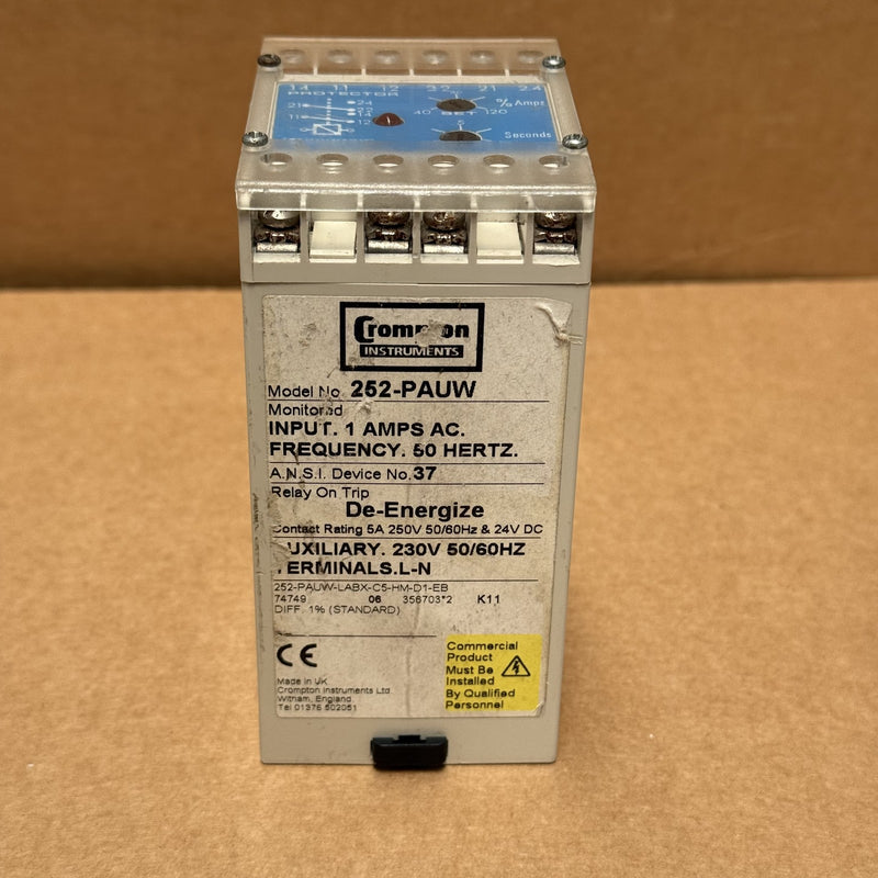 Crompton – 252-PAUW – Protector Trip Relay
