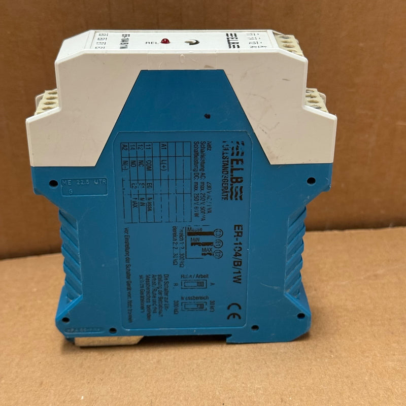 E.L.B. – ER-103/B/1W – Conductive Electrode Relay / Liquid Level Controller