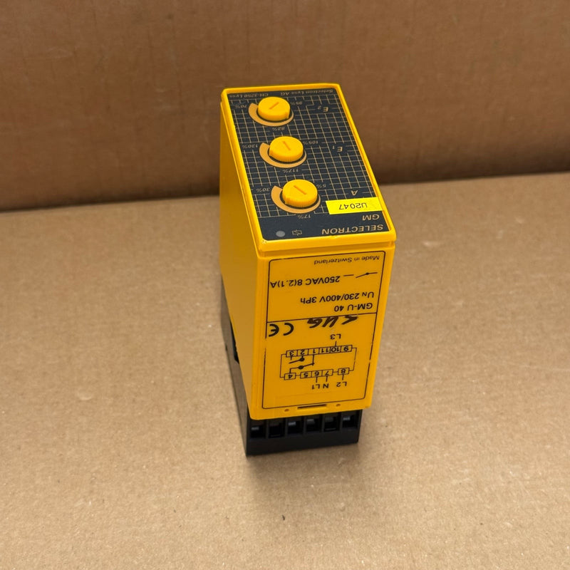 Selectron – GM-U 40 – 3-Phase Voltage Monitoring Relay