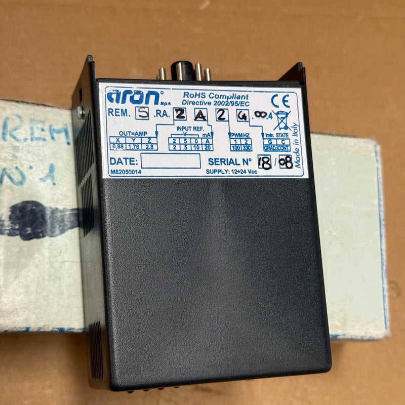 Aron – REM.S.RA / REM.S.RA.2A24 – Single Solenoid Proportional Valve Amplifier