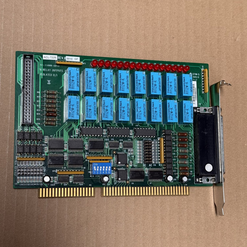 ADLINK – ACL-7225 / 51-11008-0010 – REV B Relay Output DIO Card