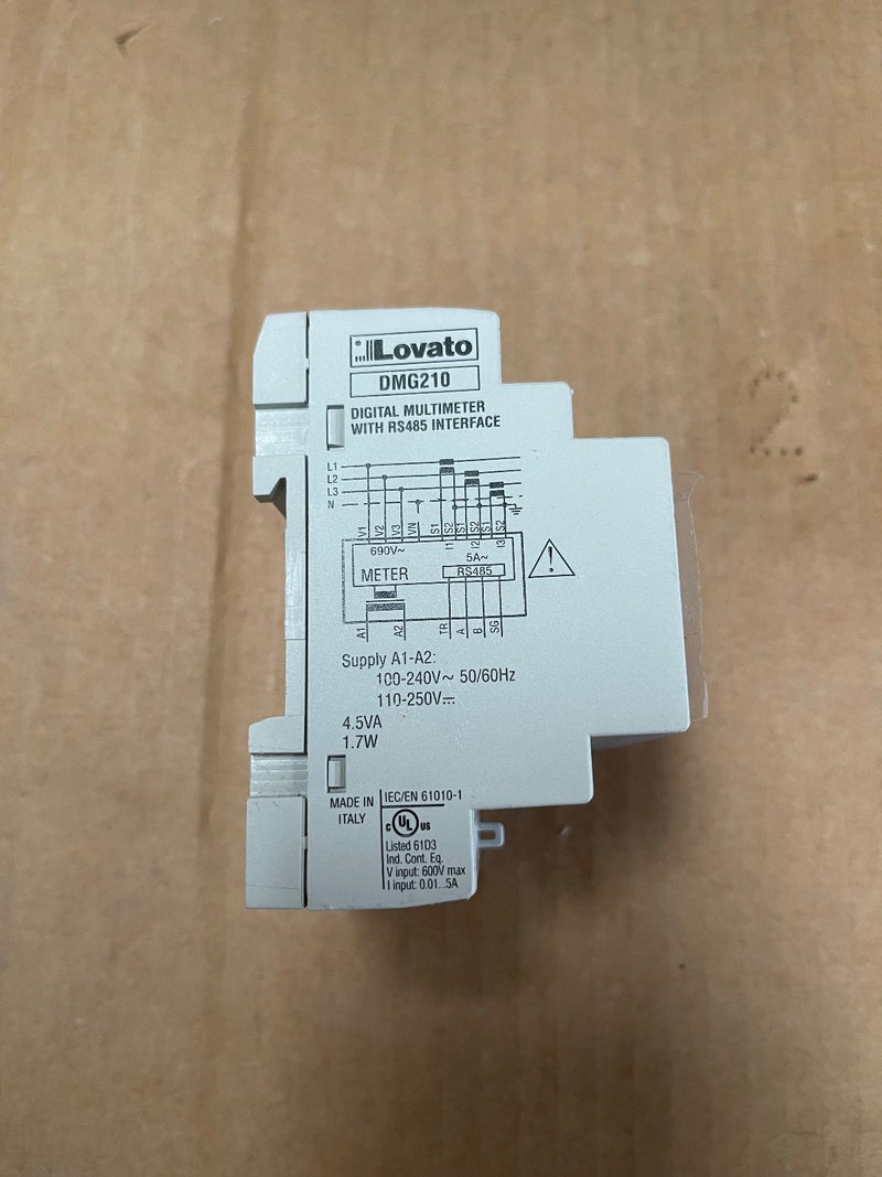 Lovato Electric – DMG210 – 3-Phase DIN-Rail Digital Power & Energy Meter