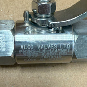 Alco Valves – PB2NS-LM – High Pressure 3-Piece Ball Valve PB2NS-LM-1/4" NPT