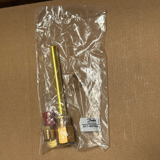 Danfoss – 017-437066 – Brass Sensor Pocket 112 mm G1/2