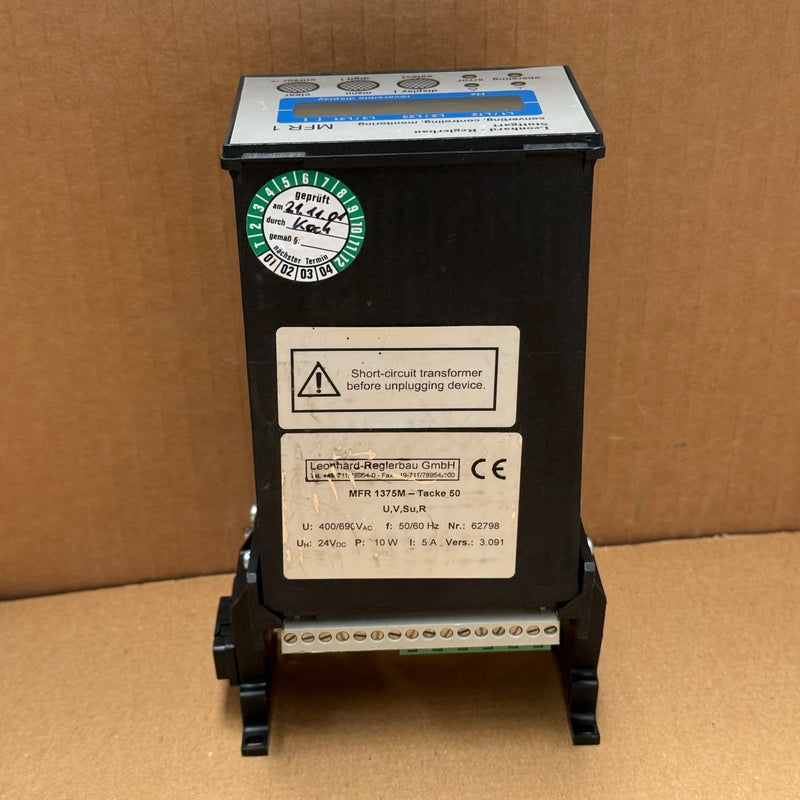 Leonhard-Regelbau – MFR 1375M – Multifunction Frequency Monitoring Relay