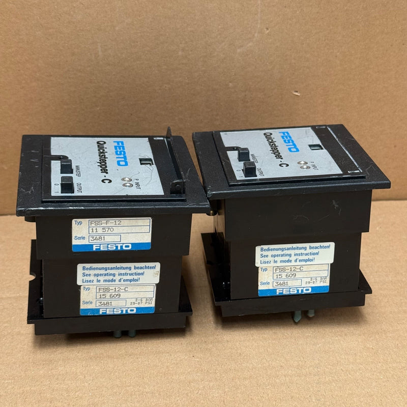 Festo – FSS-12-C (15609) + FSS-F-12 (11570) – Quickstepper Pneumatic Sequencer