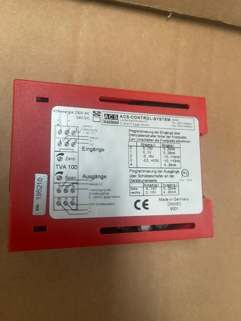 ACS-Control-System - TVA100 - Universal Isolation Amplifier