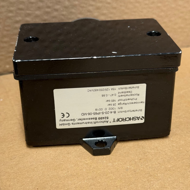 Ashcroft – B420S IP65 06 MD (B-4-20-S-IP65-06-MD) – NEMA 4X / Pressure Switch