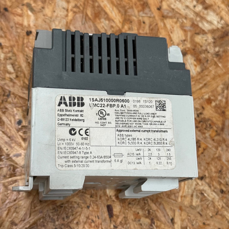 ABB – 1SAJ510000R0600 (UMC22-FBP.0) – Universal Motor Controller