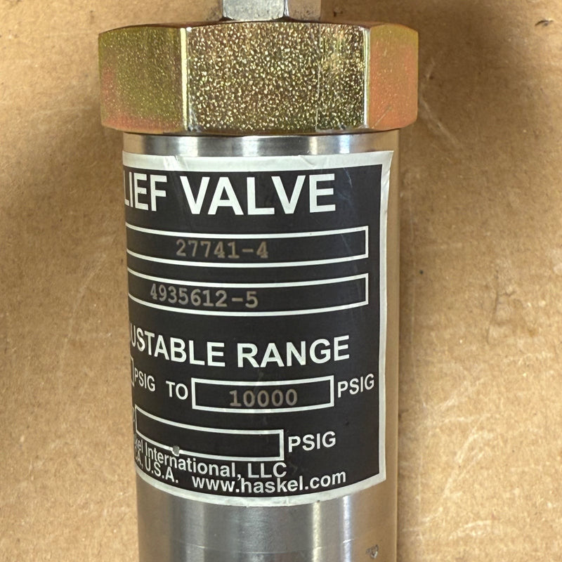 Haskel – 27741-4 – Regulating Pressure Relief Valve