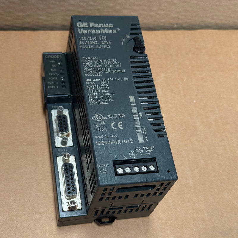 GE Fanuc – IC200PWR101D – AC Power Supply Module