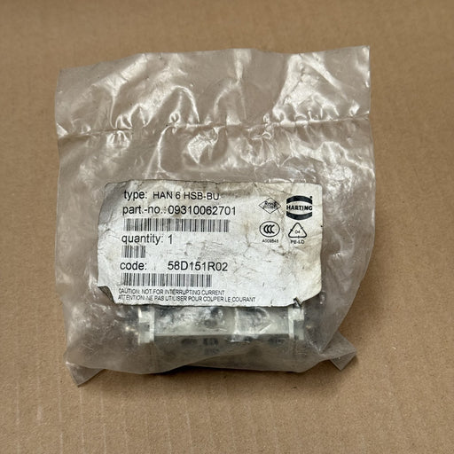 HARTING – 09310062701 / HAN6HSB-BU – Industrial Rectangular Connector Insert