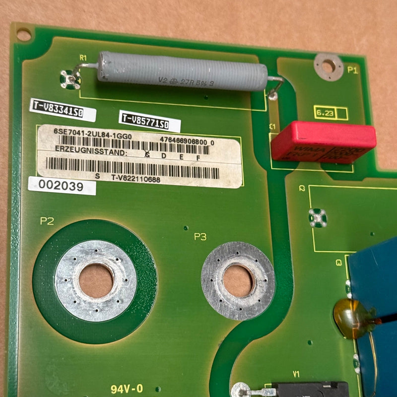 Siemens – 6SE7041-2UL84-1GG0 – SIMOVERT Masterdrives SMU4 Inverter Snubber Modul