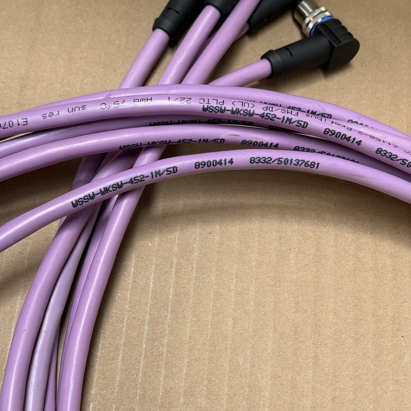 Turck – 8900341 / WSSW-WKSW-452-0,5M/5D – PROFIBUS-DP Cordset